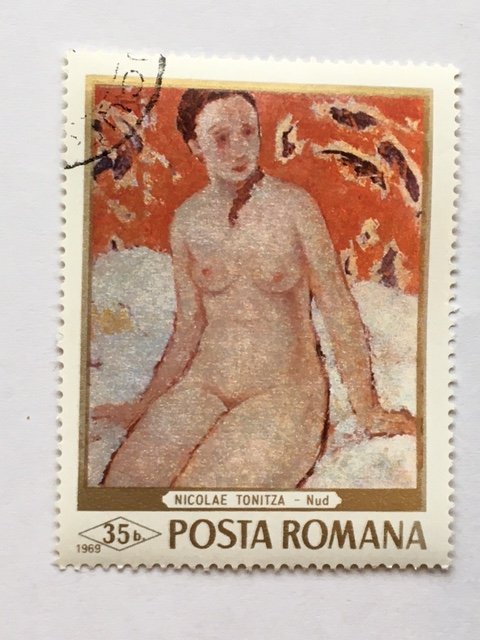 NUDE ART ON STAMPS Nicolae Tonitza Stampstars